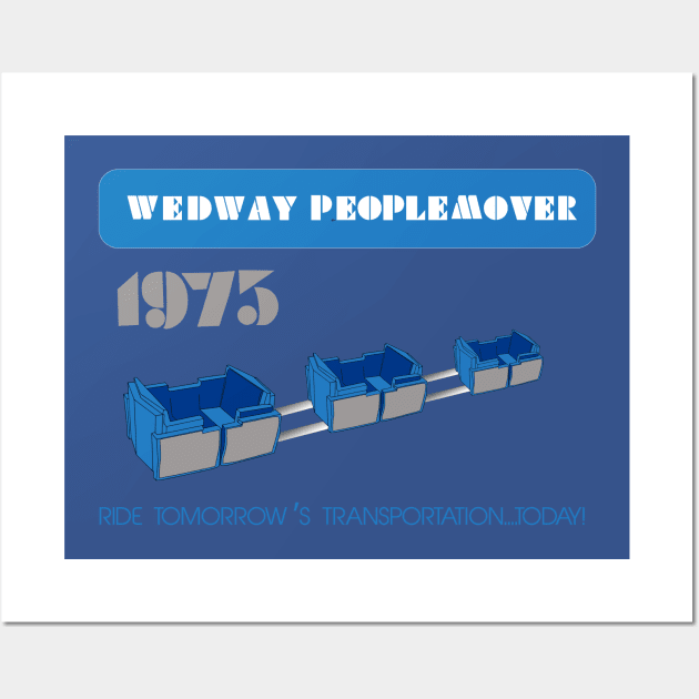 Wedway People Mover Transportation Wall Art by retrocot